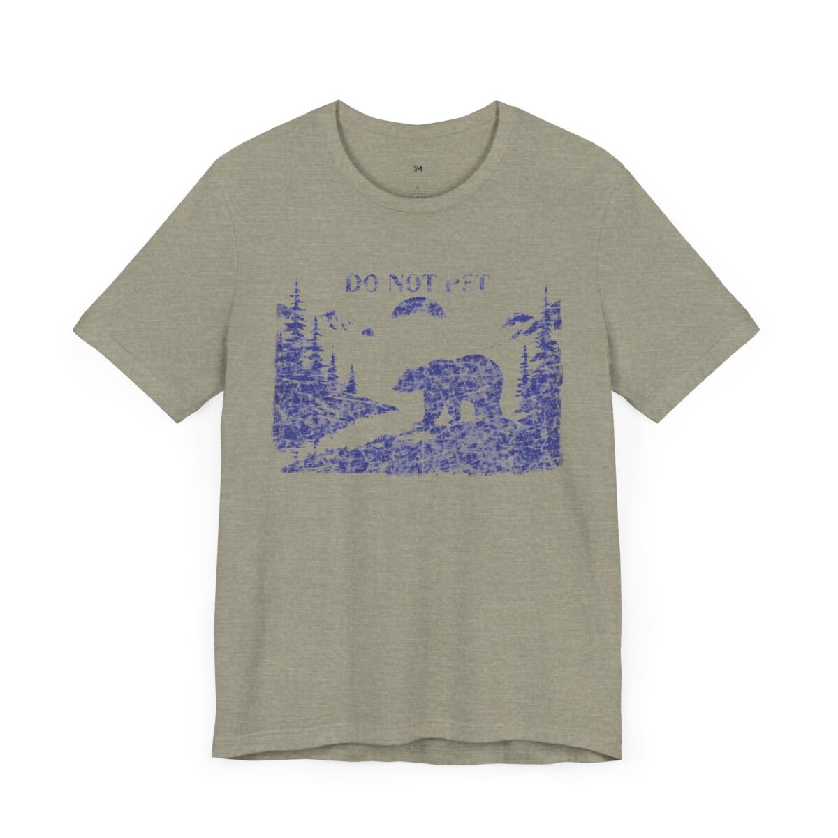 Adventure Awaits Bear Tee - Do Not Pet Graphic Unisex Jersey Short Sleeve T-Shirt - Image 15