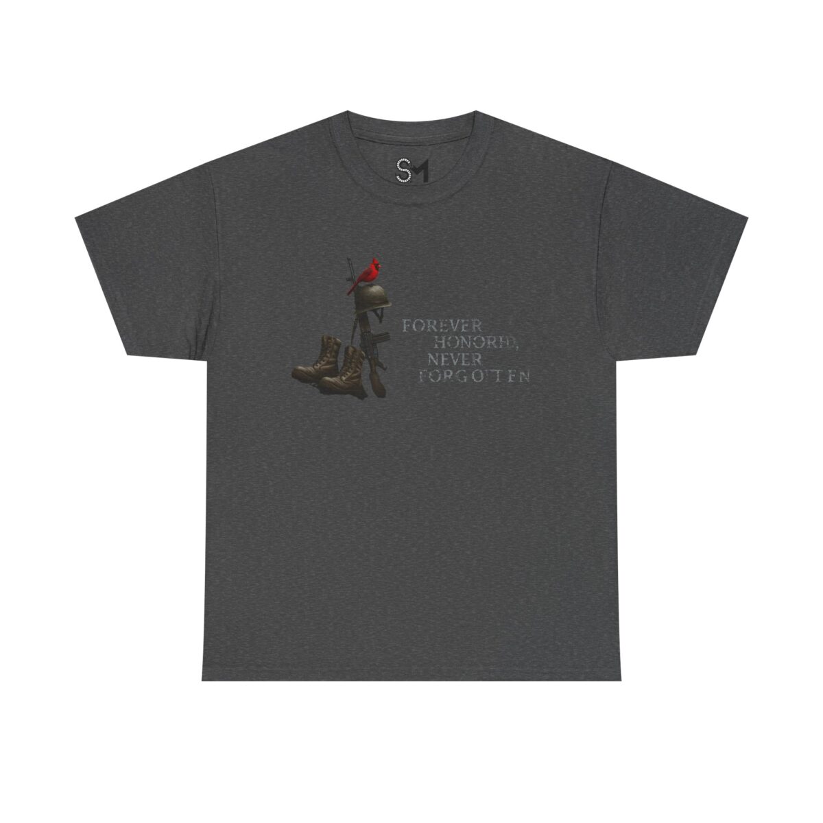 Forever honored, never forgotten Unisex Heavy Cotton Tee - Image 9