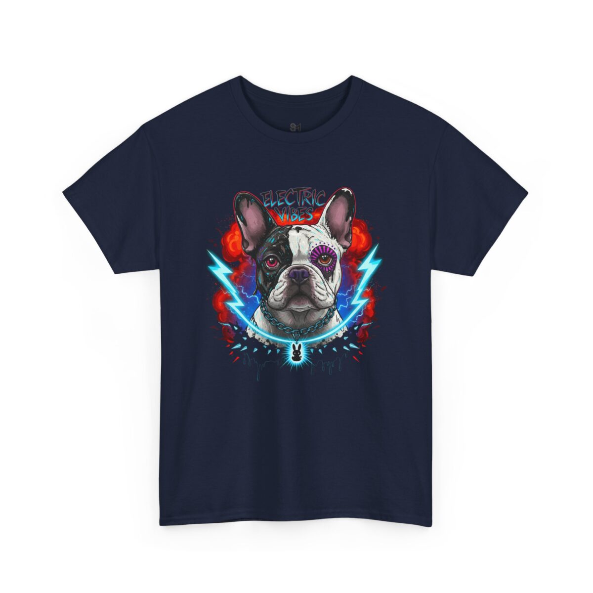 Electric Vibes Unisex Heavy Cotton Tee - Image 7