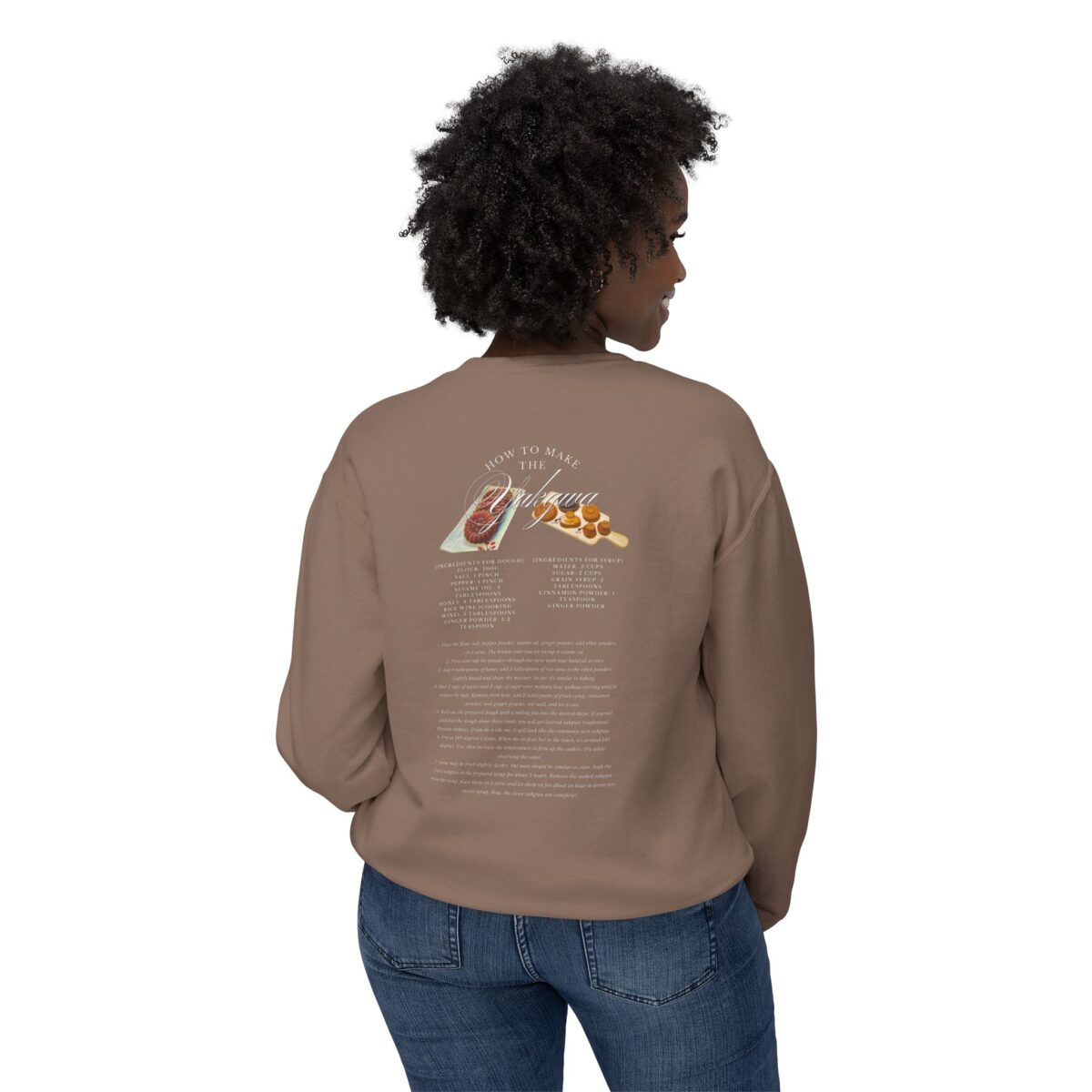 How to make Yakgwa Unisex Lightweight Crewneck Sweatshirt - Image 8