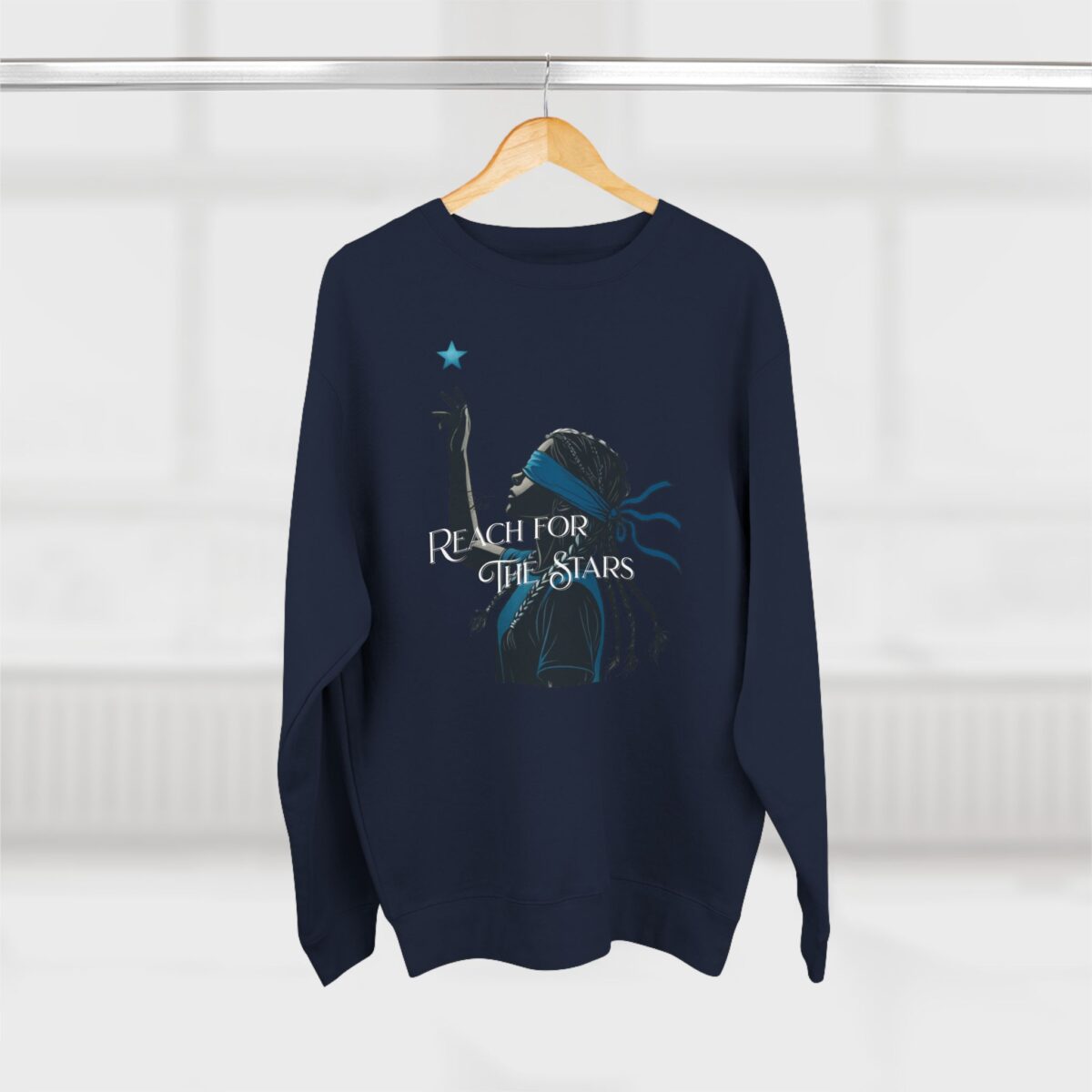 Reach for the stars Unisex Crewneck Sweatshirt - Image 12