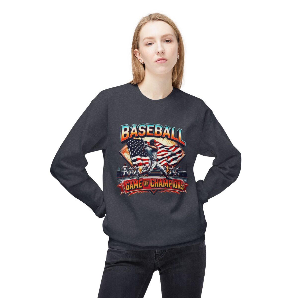 Game of champions Unisex Midweight Softstyle Fleece Crewneck Sweatshirt - Image 15