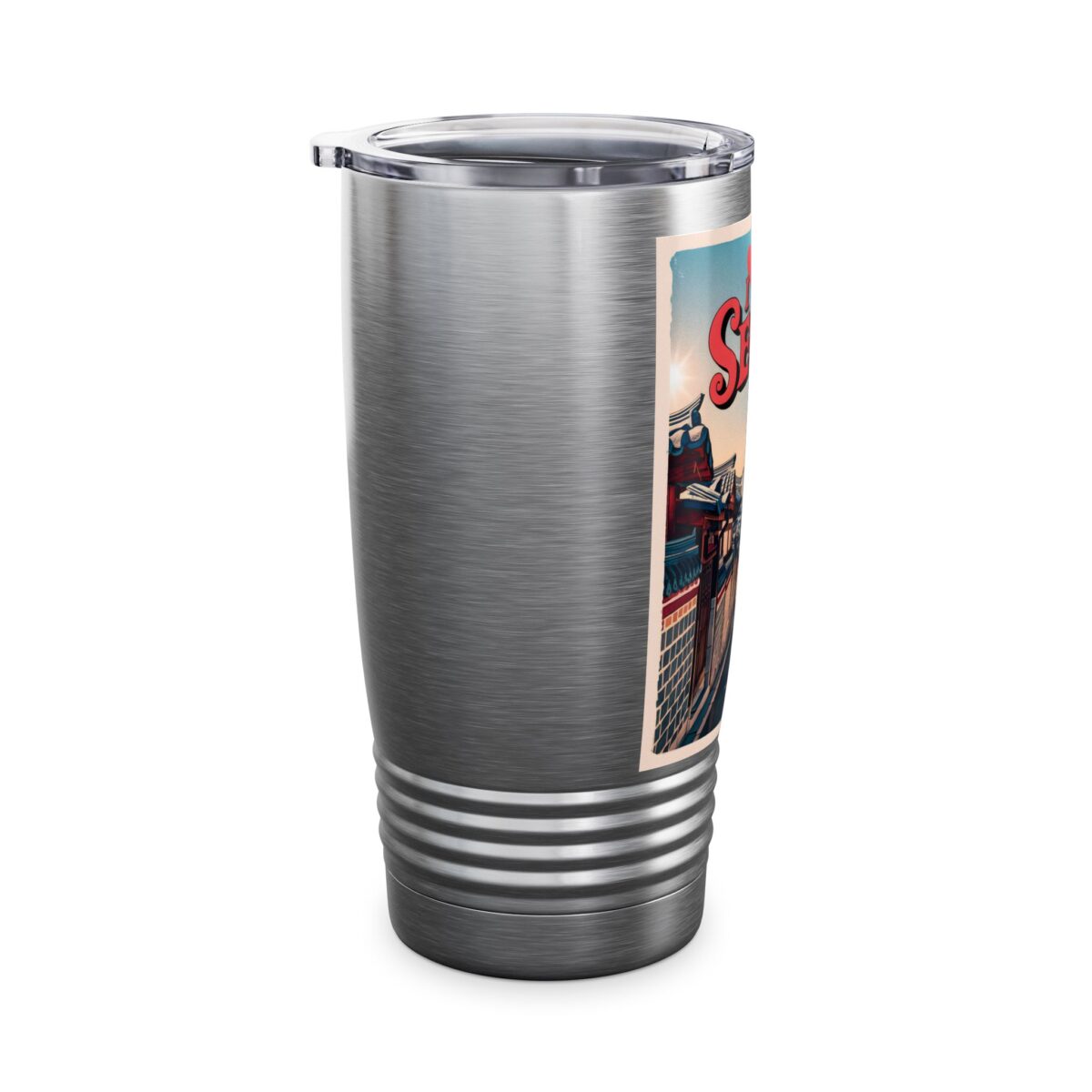 I love Seoul vintage Ringneck Tumbler, 20oz - Image 2