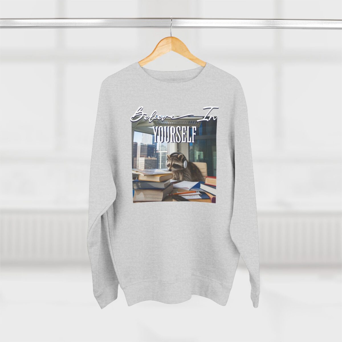 Believe in yourself Unisex Crewneck Sweatshirt - Image 4