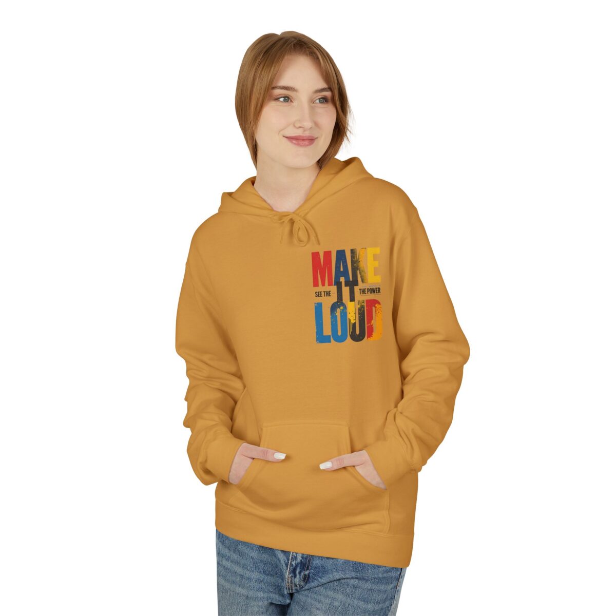 Make it Loud Unisex Midweight Softstyle Fleece Hoodie - Image 23