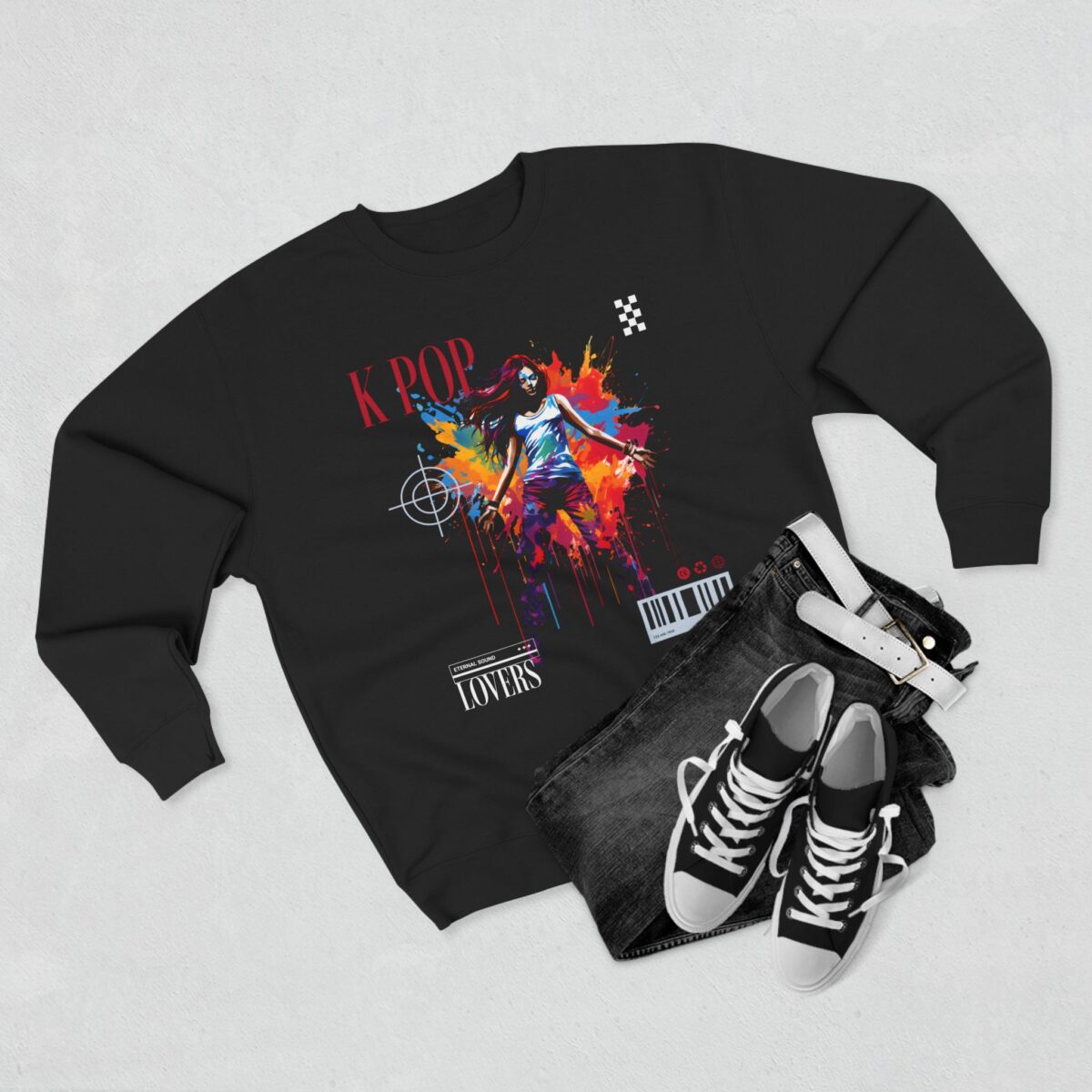 K POP LOVERS Unisex Crewneck Sweatshirt - Image 7