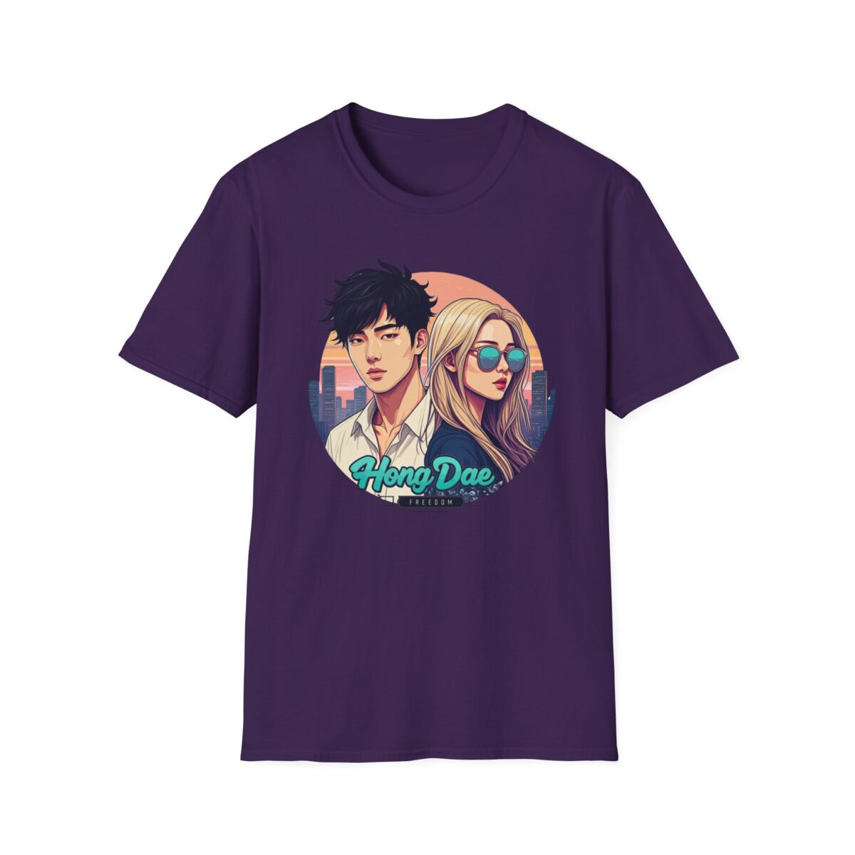 HongDae Freedom Unisex Softstyle T-Shirt - Image 53