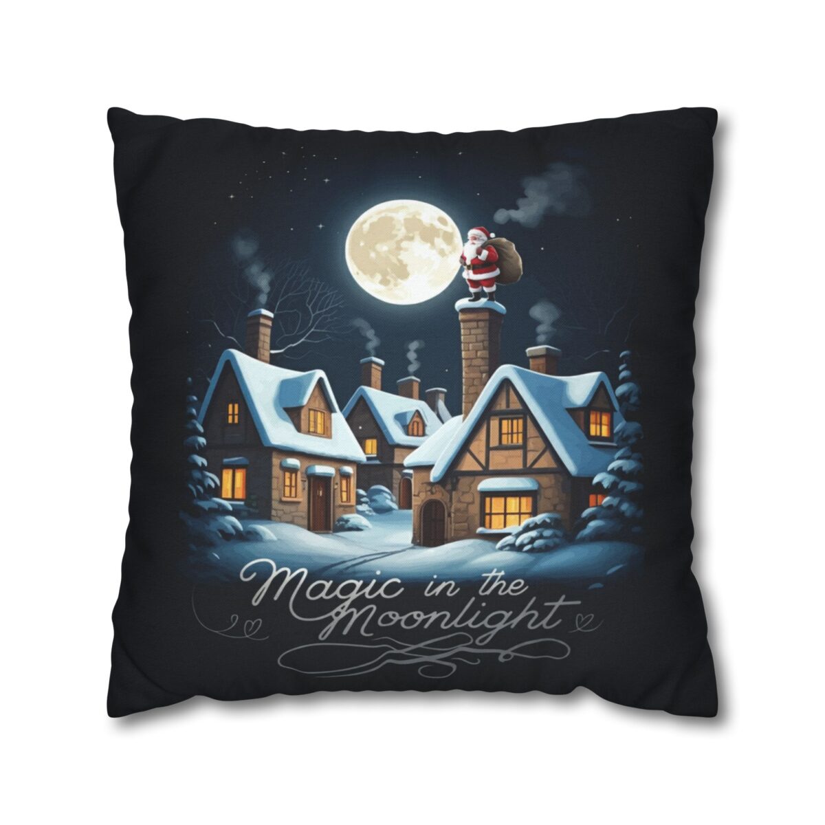 Magic in the moonlight Spun Polyester Square Pillowcase - Image 13