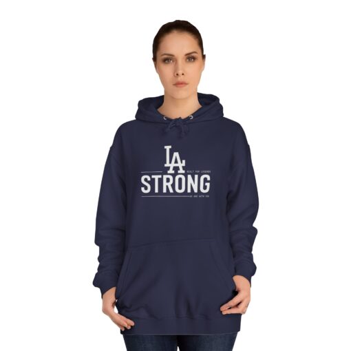 LA STRONG Unisex College Hoodie - Image 12