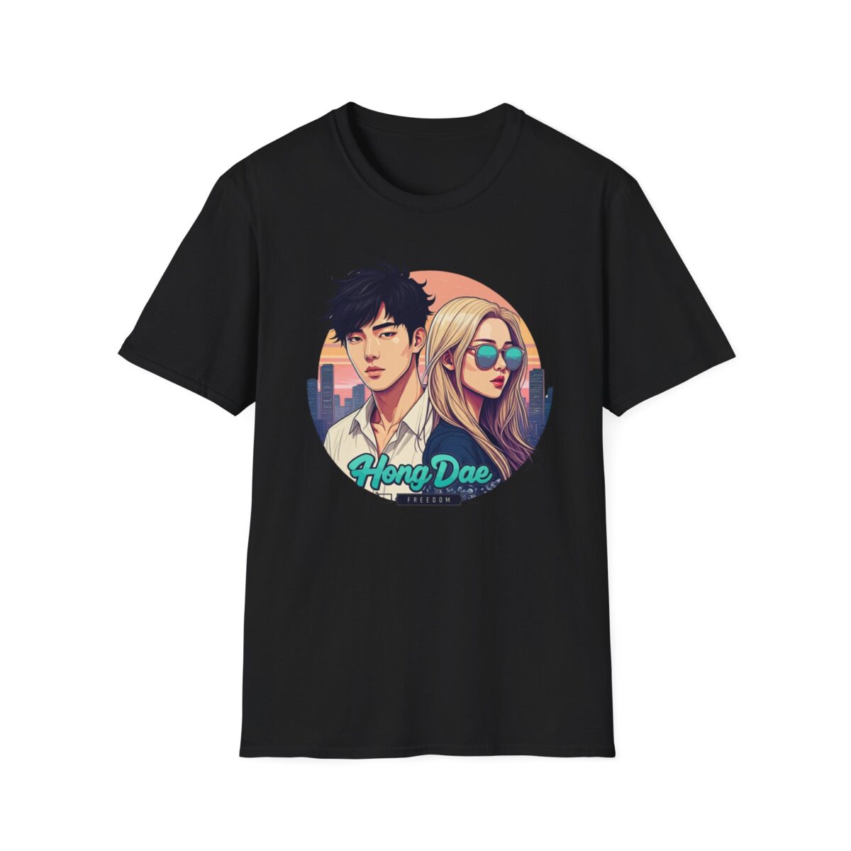 HongDae Freedom Unisex Softstyle T-Shirt - Image 9