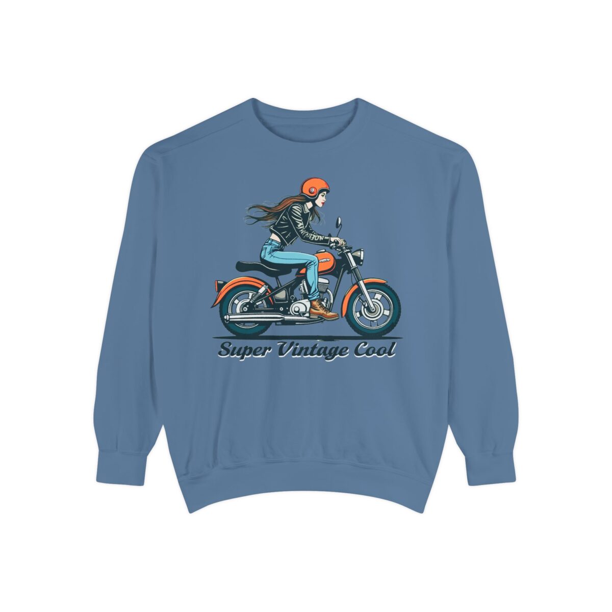 Super vintage cool Unisex Garment-Dyed Sweatshirt - Image 21