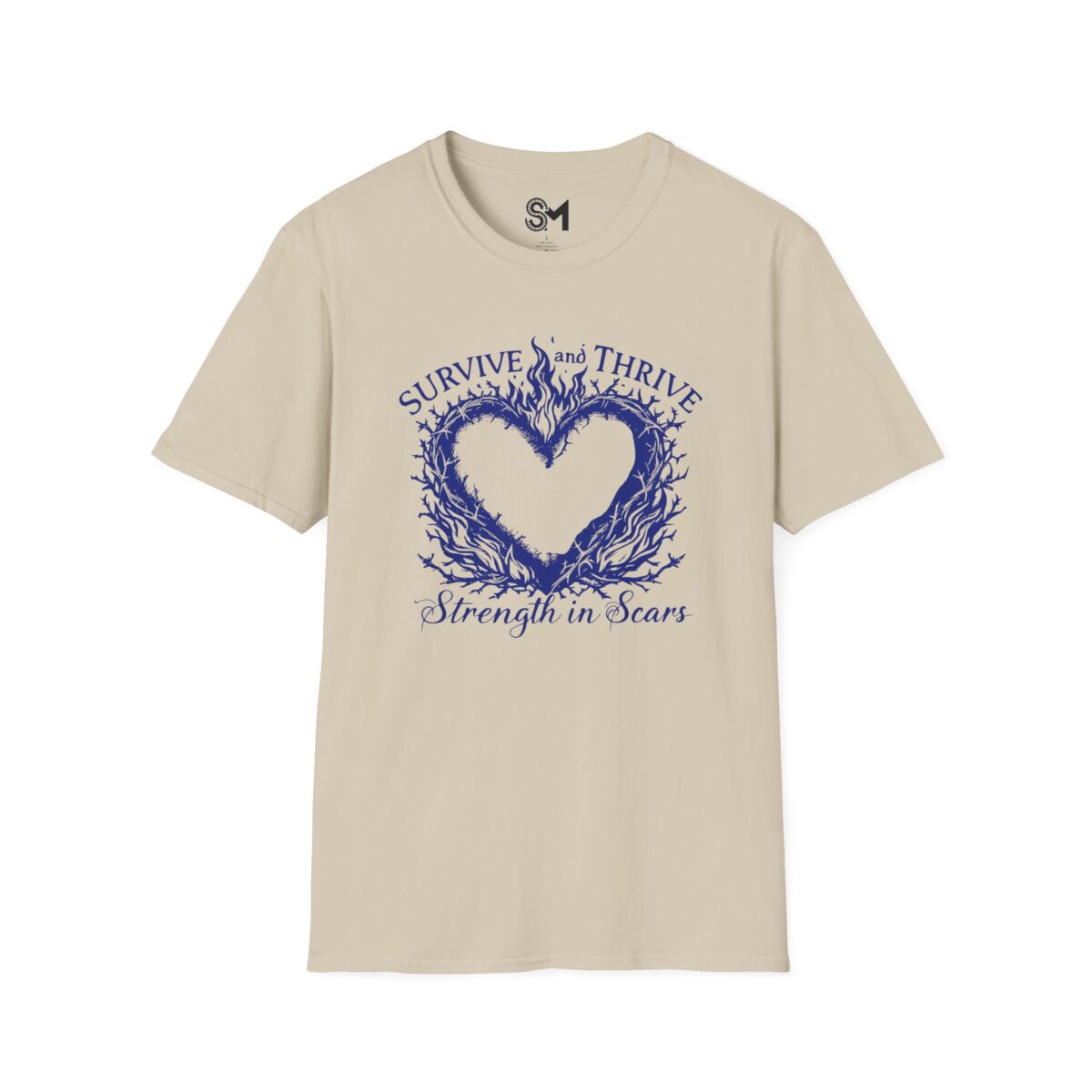 Strength in Scars Unisex Softstyle T-Shirt - Image 5
