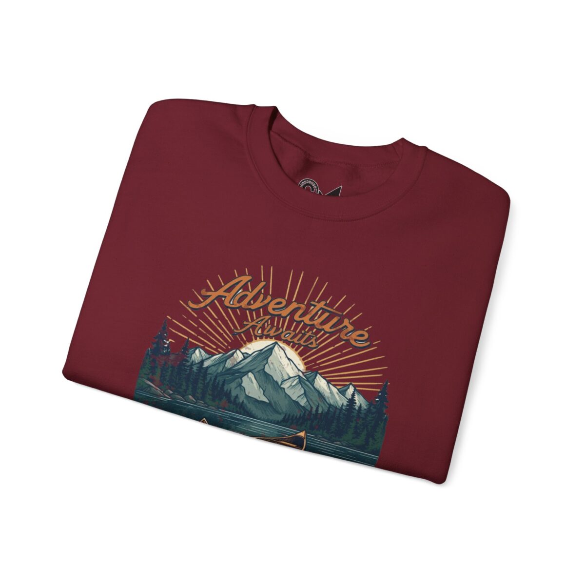 Canoeing Unisex Heavy Blend™ Crewneck Sweatshirt - Image 39