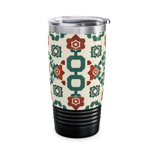 Traditional Korean Geometric Patterns Ringneck Tumbler, 20oz - Image 12