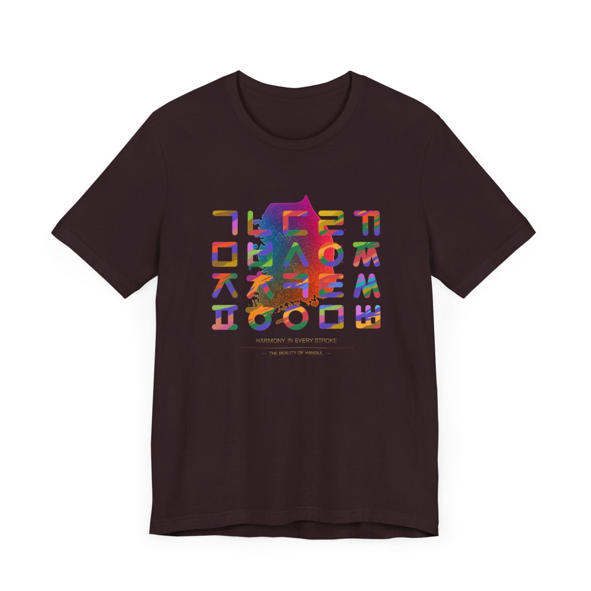 Korean Alphabet Unisex Jersey Short Sleeve Tee - Image 27
