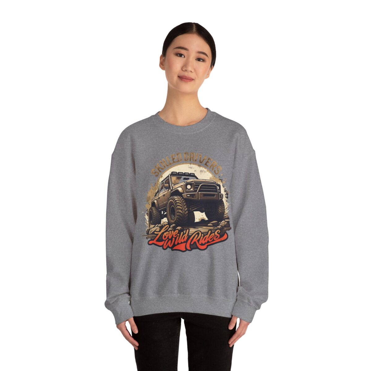 Skilled driver Unisex Heavy Blend™ Crewneck Sweatshirt - Image 28
