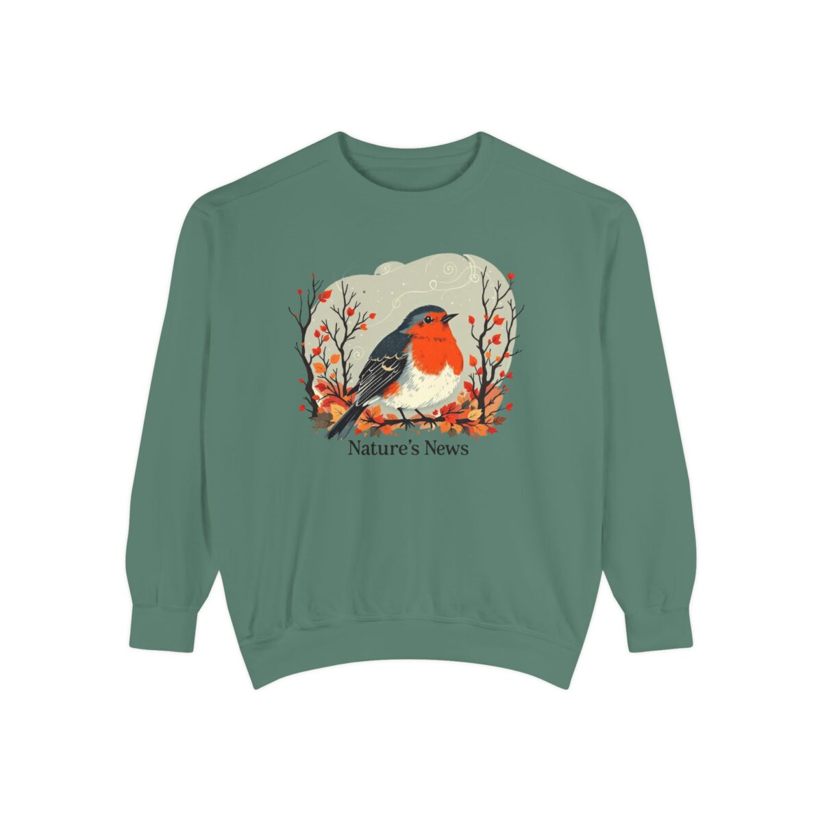 Nature’s News Unisex Garment-Dyed Sweatshirt - Image 21