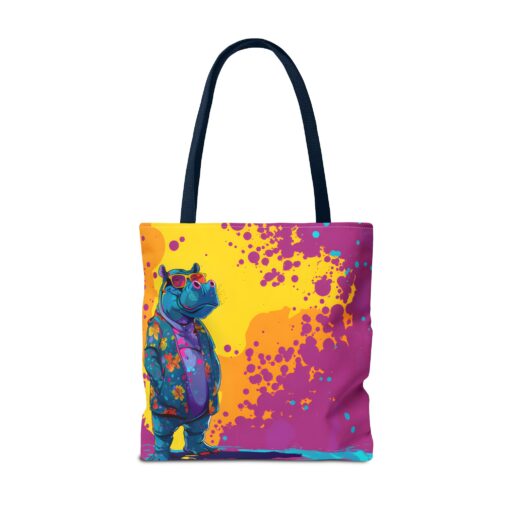 Stylish Hippo Tote Bag (AOP) - Image 58