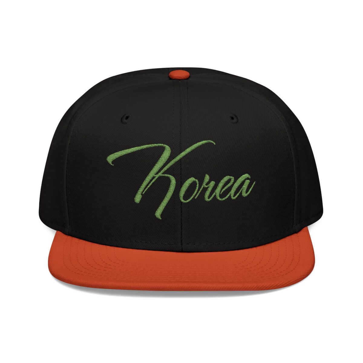 Korea Embroidered Snapback Cap - Stylish Streetwear for Casual Outfits - Image 3