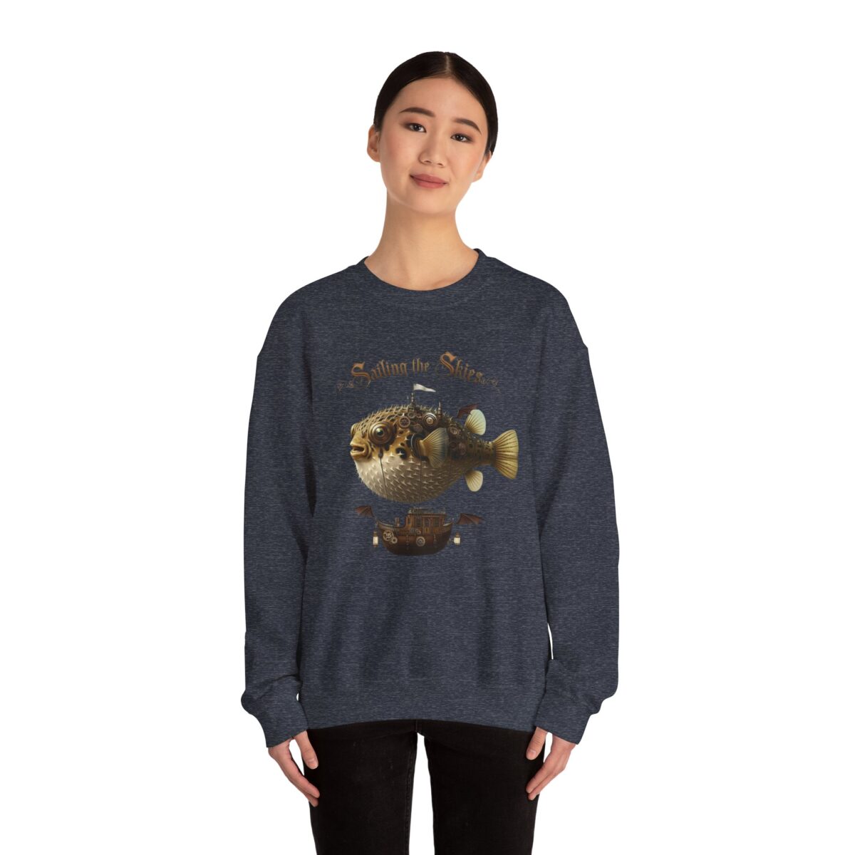 Sailing the skies Unisex Heavy Blend™ Crewneck Sweatshirt - Image 16