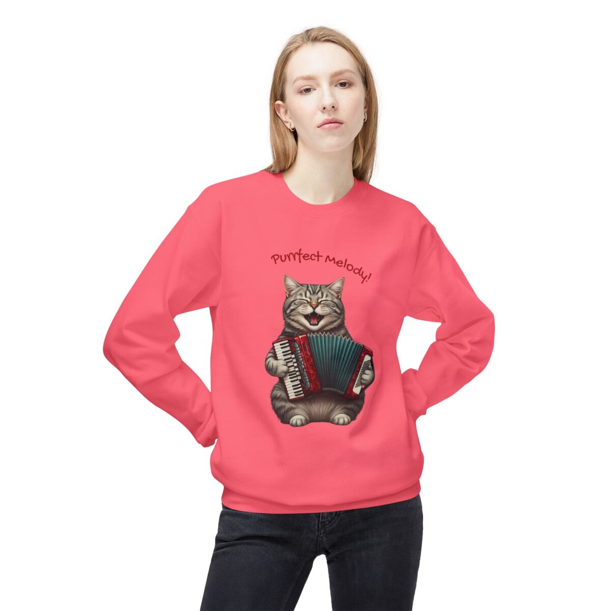 Perfect harmony Unisex Midweight Softstyle Fleece Crewneck Sweatshirt - Image 23