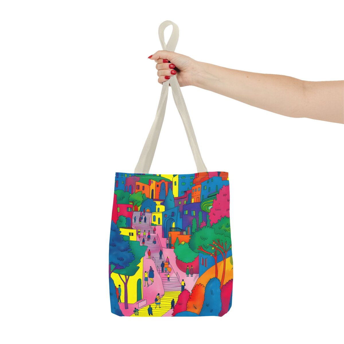 The hillside village in Korea Tote Bag (AOP) - Image 40