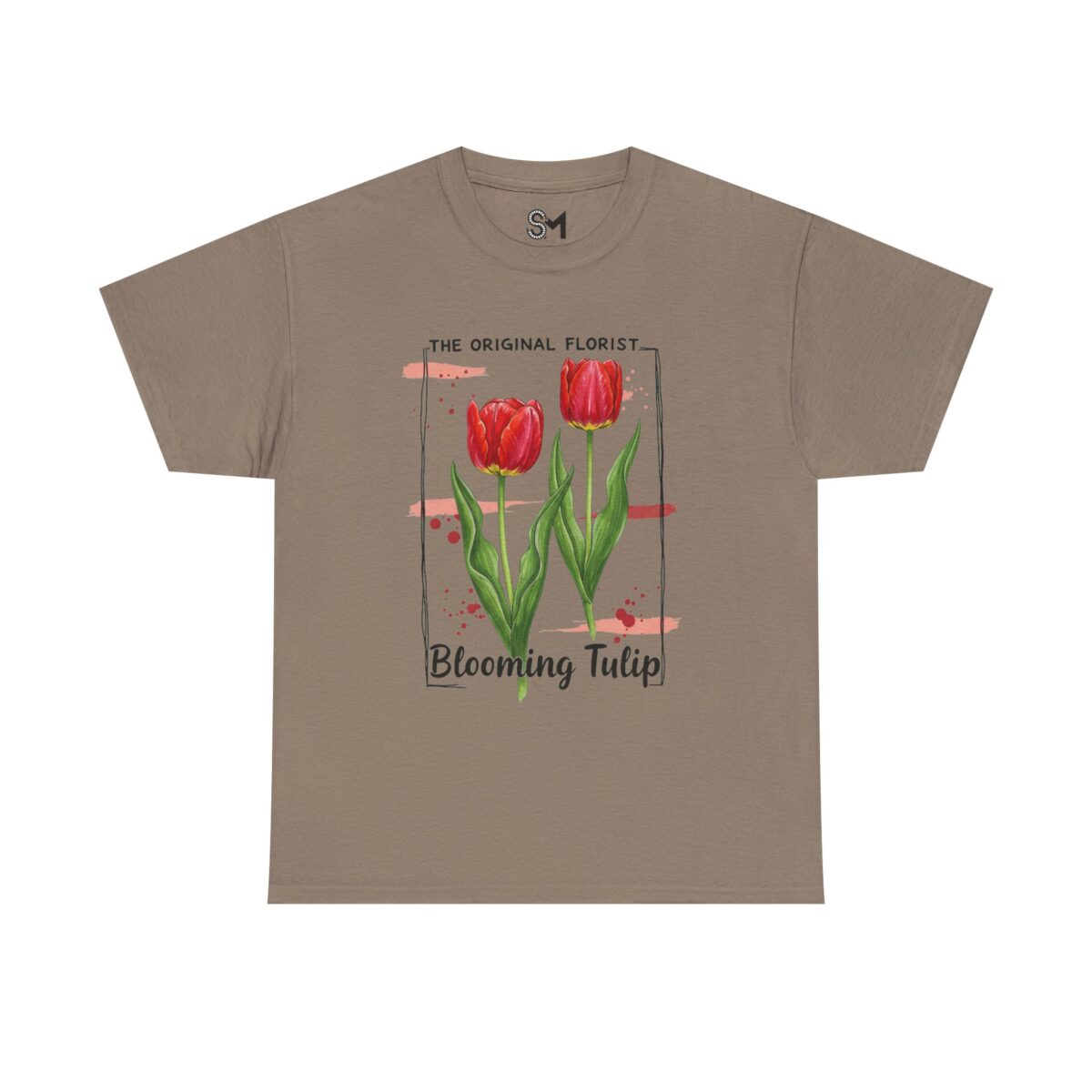 Blooming Tulip Unisex Heavy Cotton Tee - Image 13