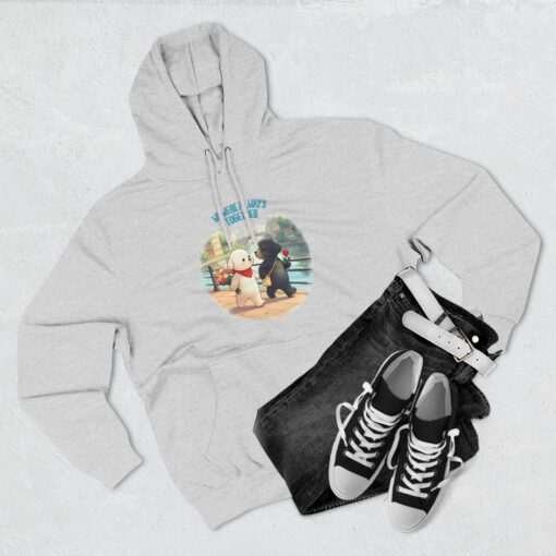 Always together Three-Panel Fleece Hoodie - Image 3
