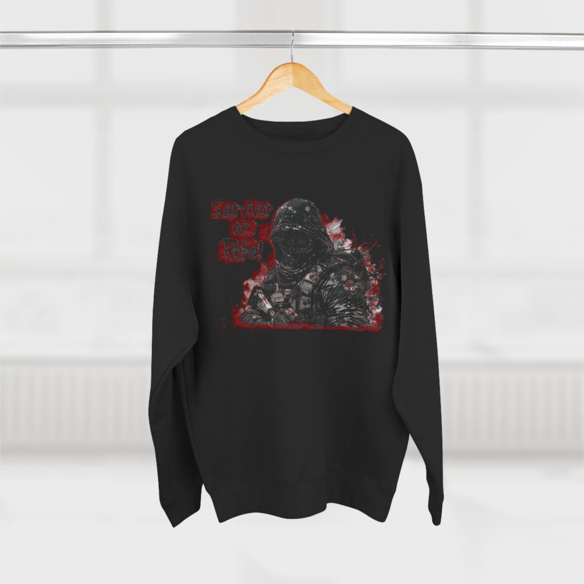 Survivor or rebel Unisex Crewneck Sweatshirt - Image 4