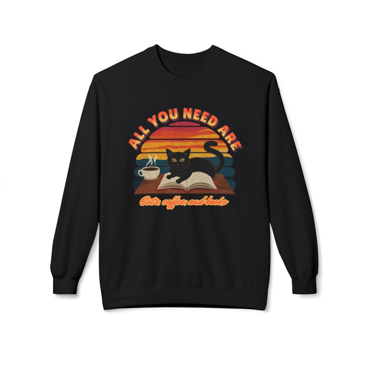 All you need are Unisex Midweight Softstyle Fleece Crewneck Sweatshirt - Image 5