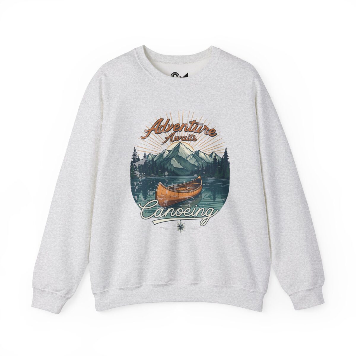 Canoeing Unisex Heavy Blend™ Crewneck Sweatshirt - Image 5