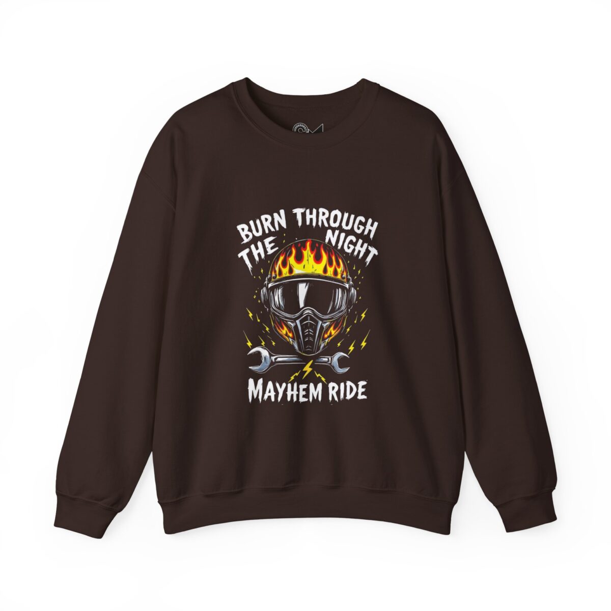 Burn through the night Unisex Heavy Blend™ Crewneck Sweatshirt - Image 5