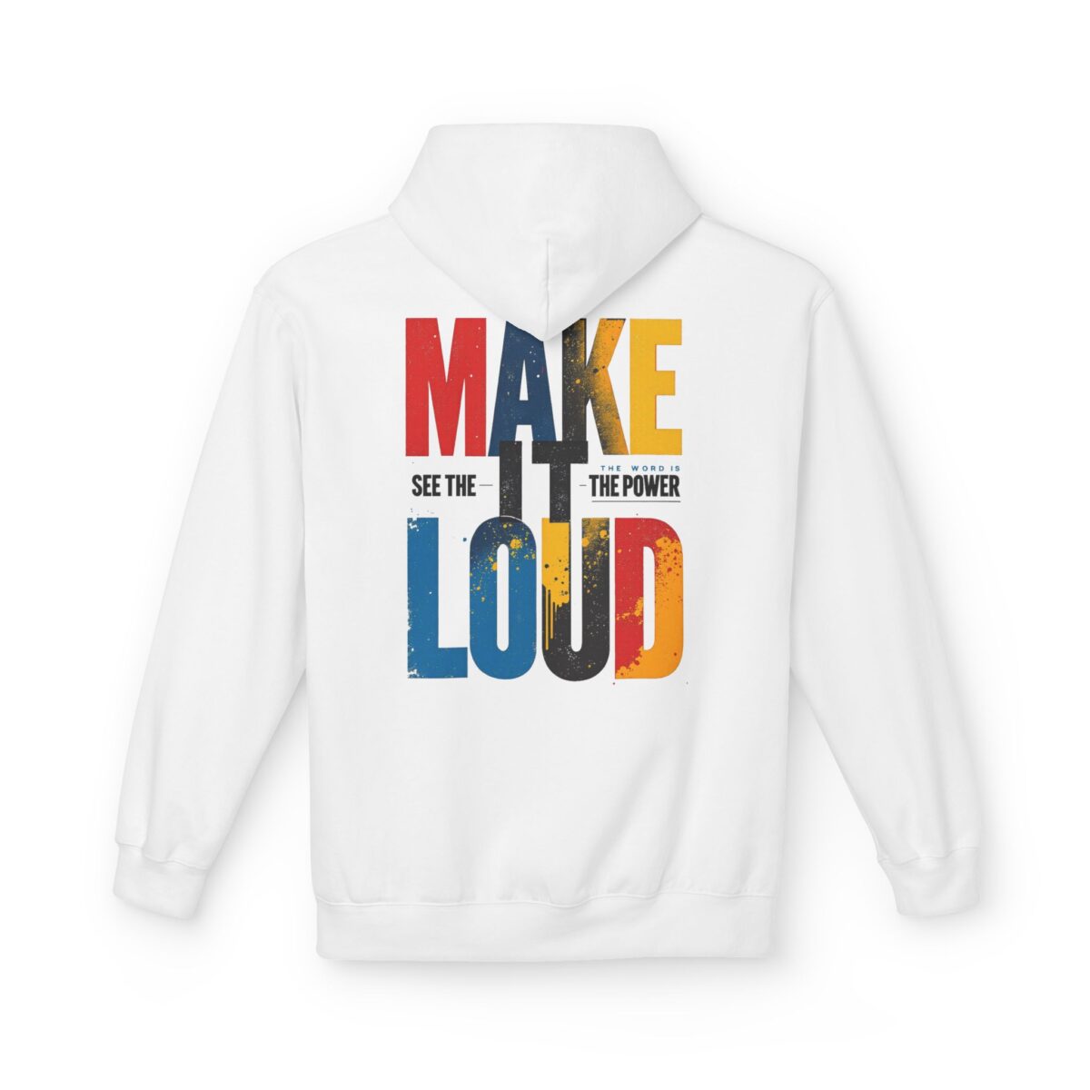 Make it Loud Unisex Midweight Softstyle Fleece Hoodie - Image 2