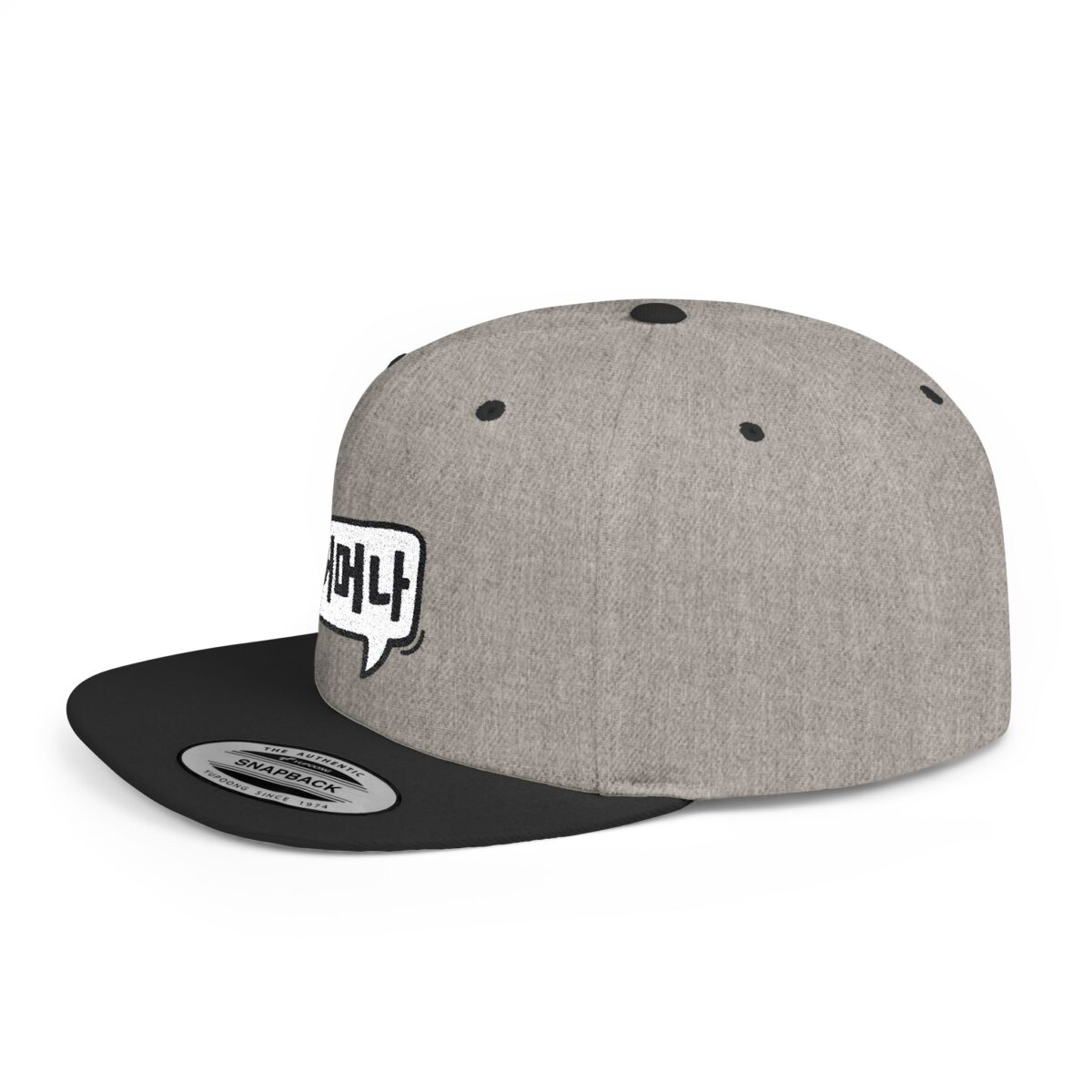 Oh my goodness Korean Language Flat Bill Snapback Hat - Trendy Street Style Cap - Image 21