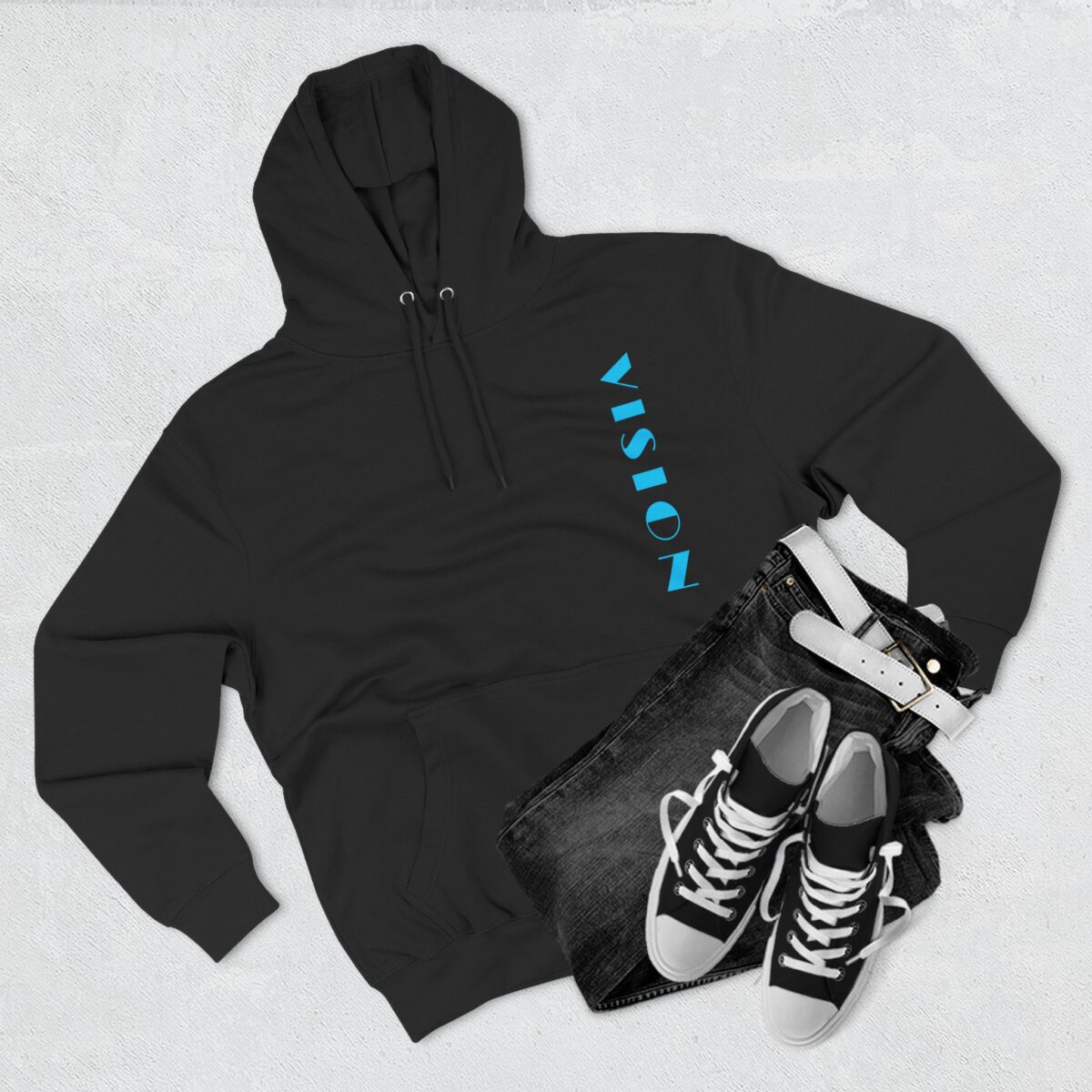 Inner vision Three-Panel Fleece Hoodie - Image 7