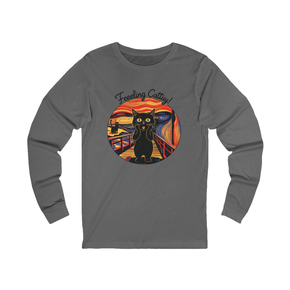 Feeling Catty Unisex Jersey Long Sleeve Tee