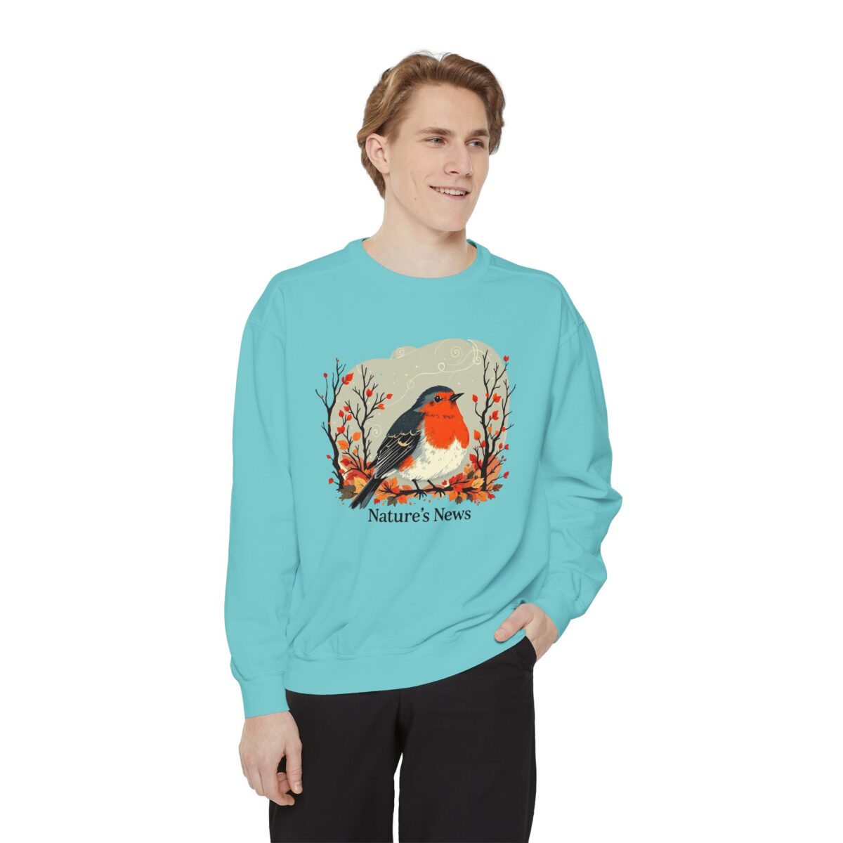 Nature’s News Unisex Garment-Dyed Sweatshirt - Image 19