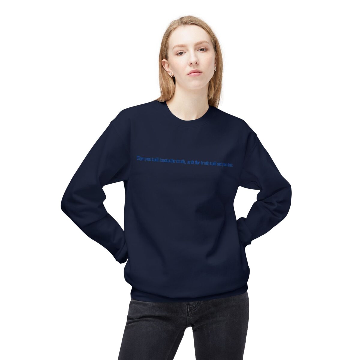 Free Unisex Midweight Softstyle Fleece Crewneck Sweatshirt - Image 3