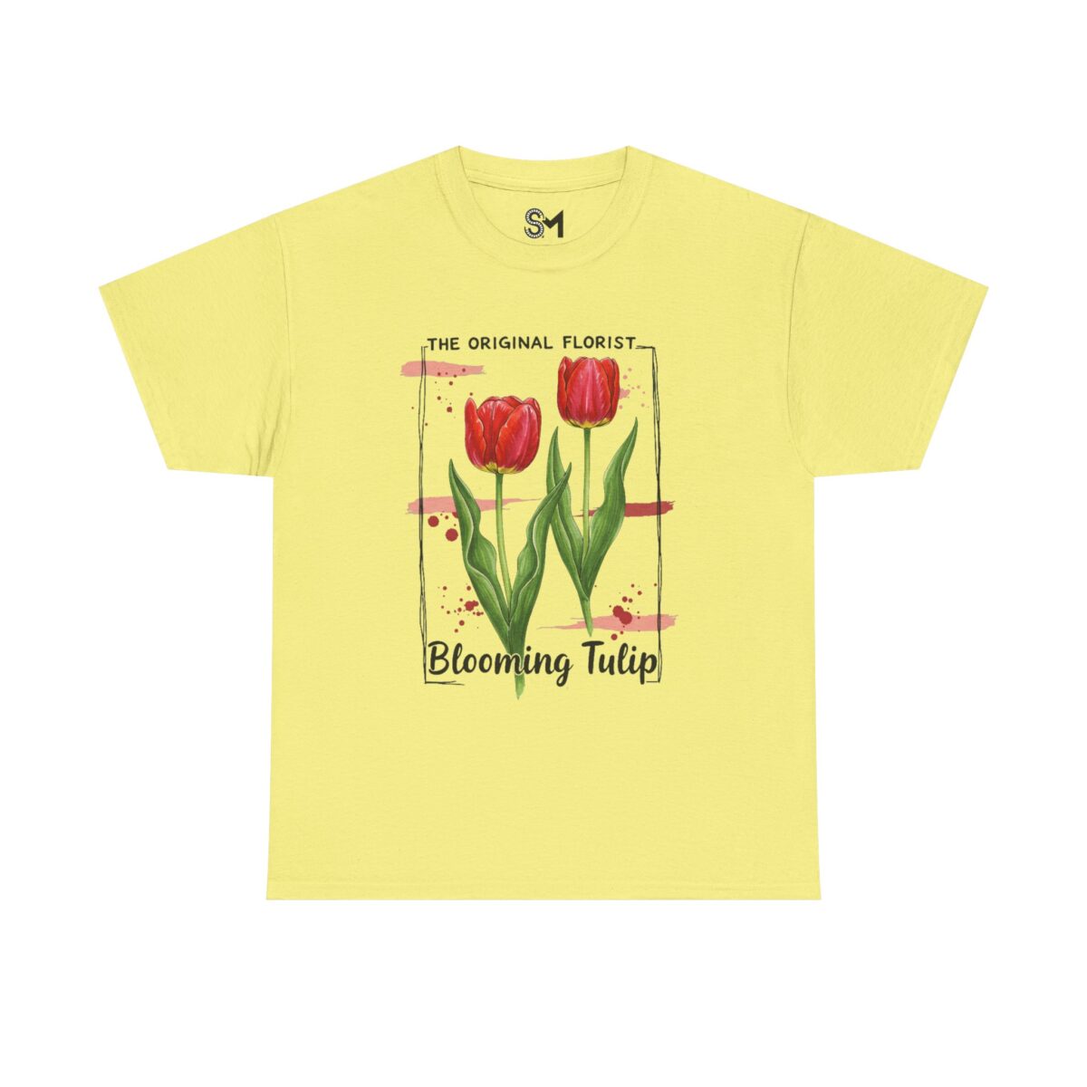 Blooming Tulip Unisex Heavy Cotton Tee - Image 21