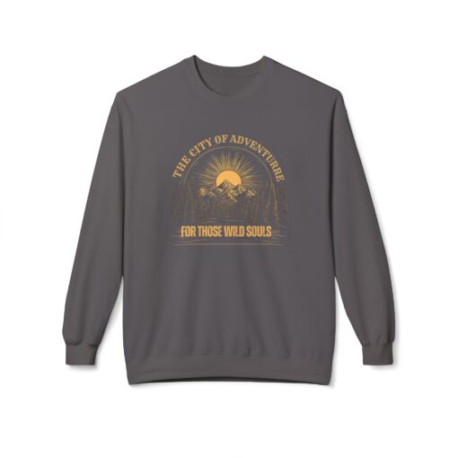 The city of adventure Unisex Midweight Softstyle Fleece Crewneck Sweatshirt - Image 17