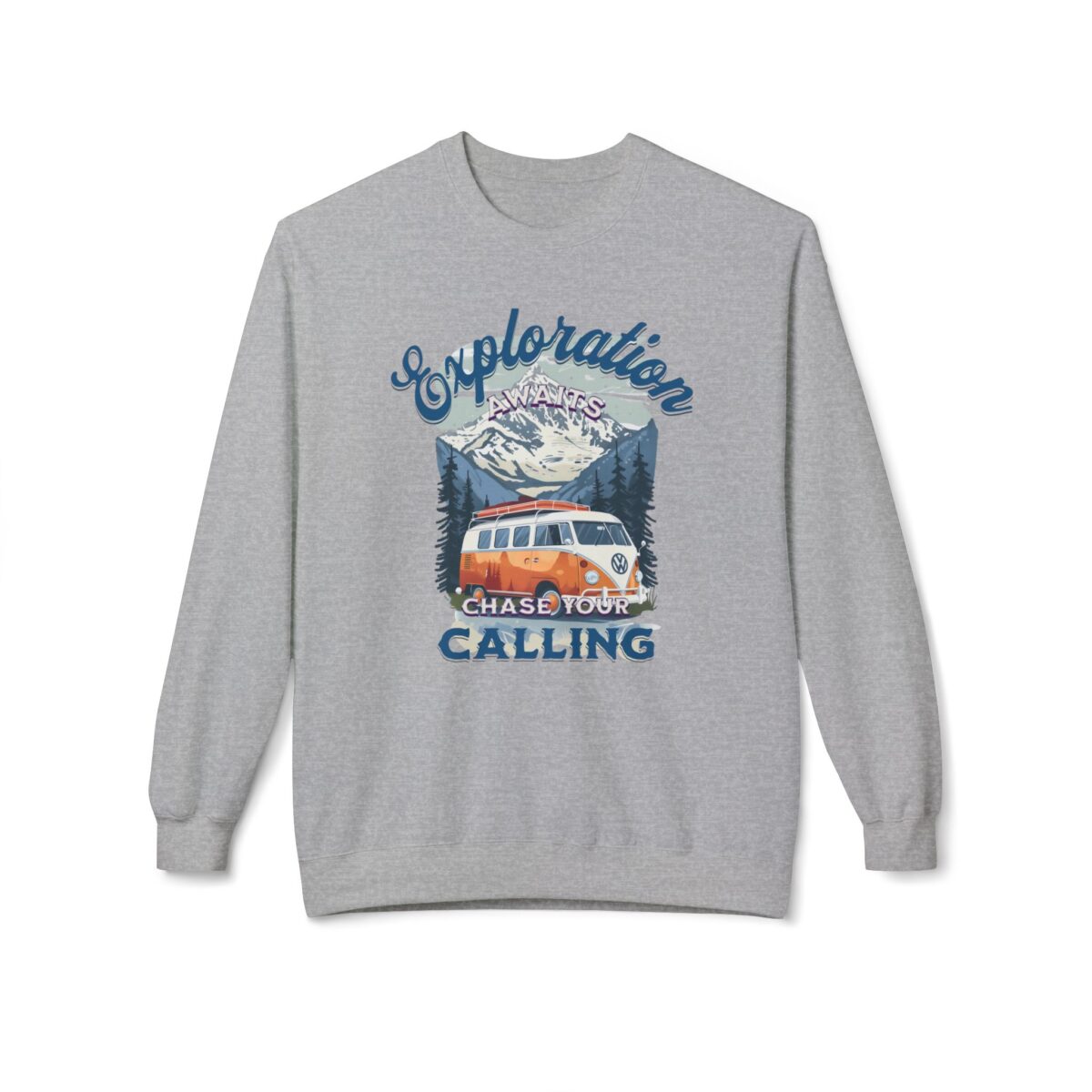 Exploration Unisex Midweight Softstyle Fleece Crewneck Sweatshirt - Image 9