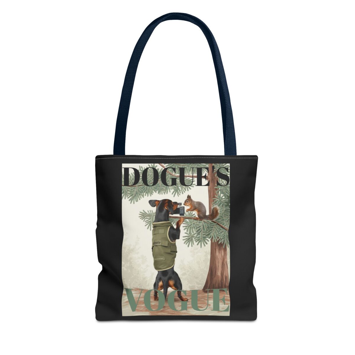 Dogue's Vogue Tote Bag (AOP) - Image 49