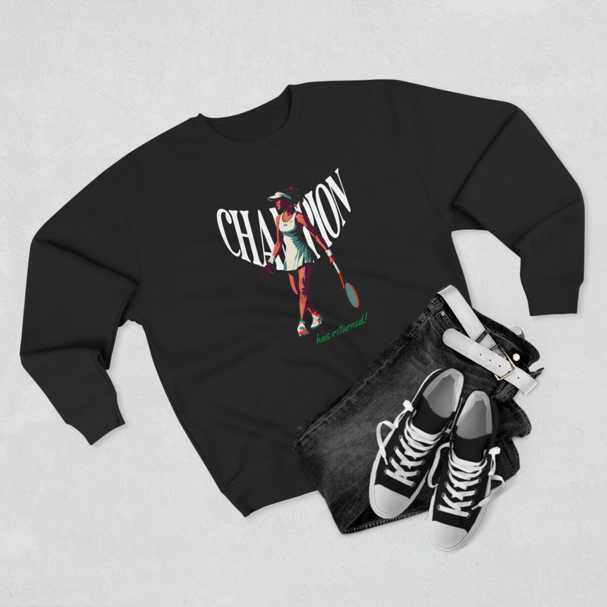 Champion has returned Unisex Crewneck Sweatshirt - Image 7