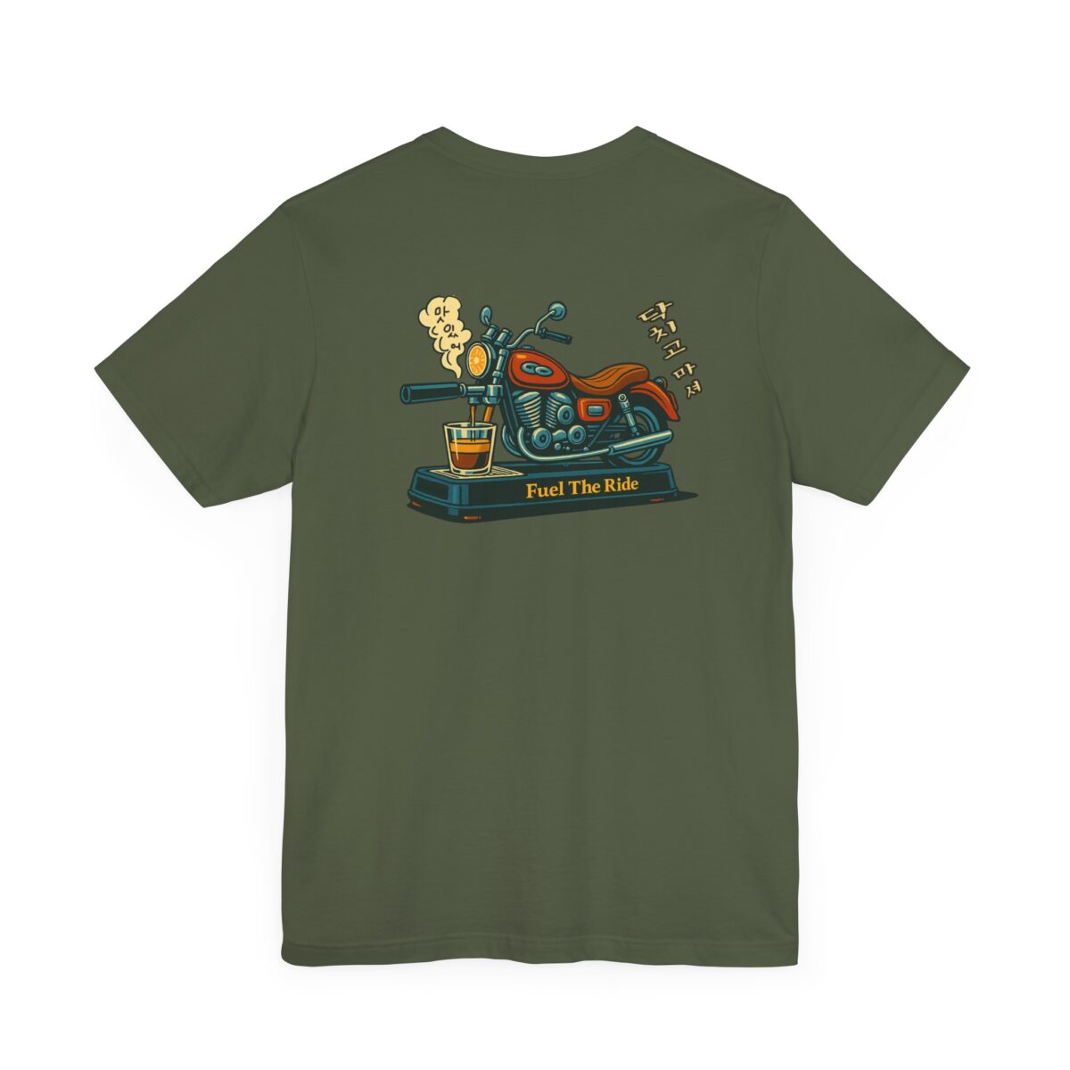 Fuel The Ride Unisex Tee - Vintage Motorcycle Graphic T-Shirt - Image 12