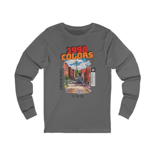 1998 Colors Unisex Jersey Long Sleeve Tee - Image 3