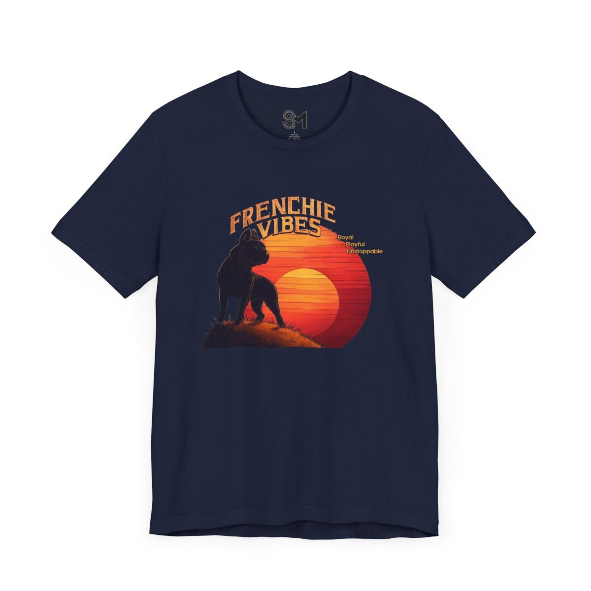 FRENCHIE VIBES Unisex Jersey Short Sleeve Tee - Image 27