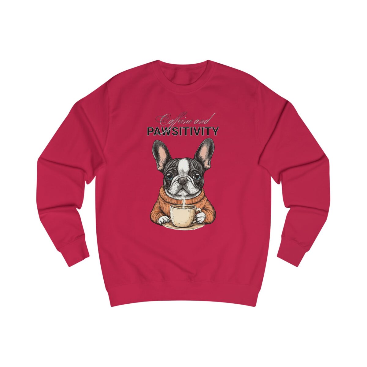 Caffeine and Pawsitivity Unisex Sweatshirt - Image 15