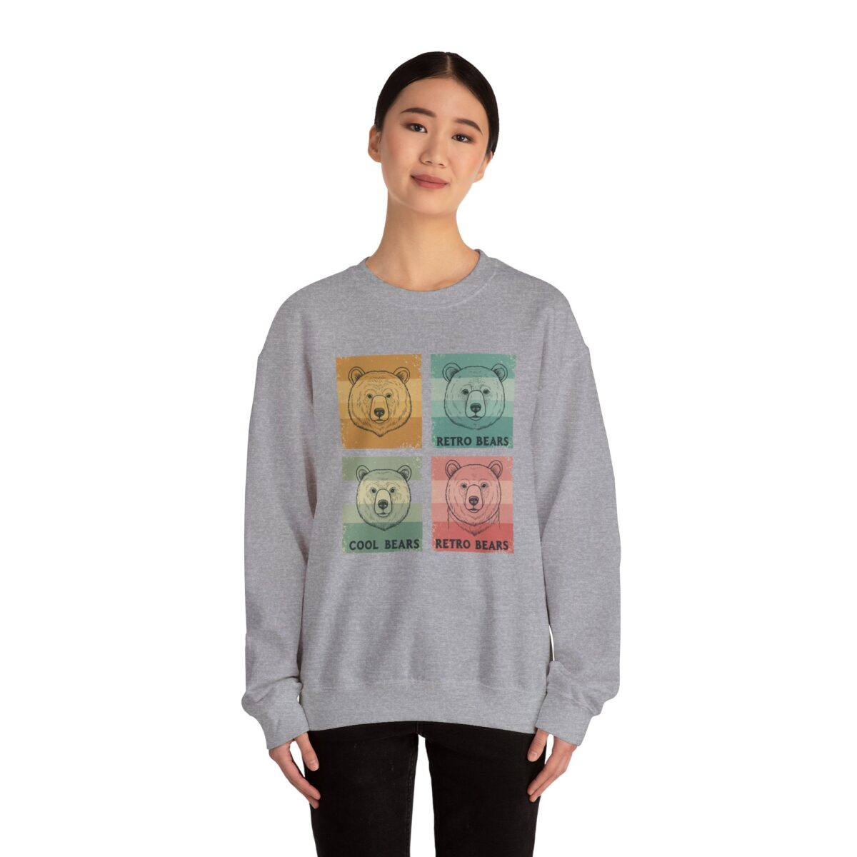 Crewneck Sweatshirt - Retro bears - Image 16