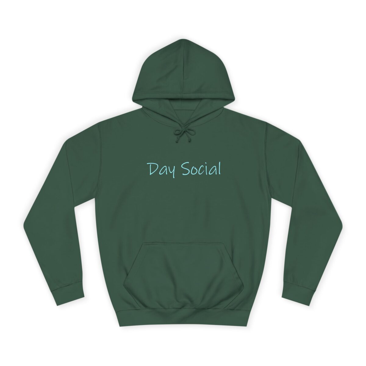 Day Social Unisex College Hoodie, Casual Wear, College Apparel, Gift for Students, Cozy Sweatshirt for Social Gatherings