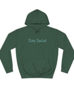Day Social Unisex College Hoodie, Casual Wear, College Apparel, Gift for Students, Cozy Sweatshirt for Social Gatherings
